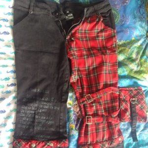 Punk Rave Tear Away Goth Lolita Pants